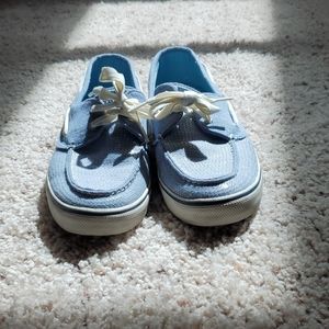 Sequined Lace Up Sperrys